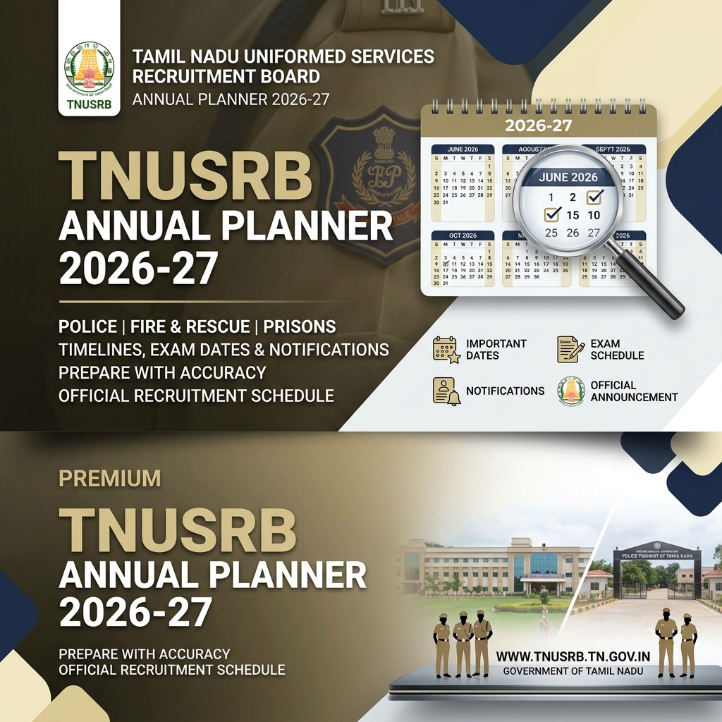 TNUSRB Planner 2026-27